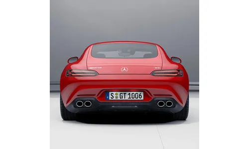 Задний диффузор AMG GT для Mercedes-AMG GT C190/R190, хром — фото 5