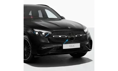 Эмблема-звезда Mercedes-Benz GLC X254 на решетку радиатора, темный хром — фото 1