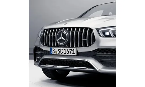 Решетка радиатора Panamericana GLE 53 AMG Mercedes-Benz GLE V167/C167 дорестайлинг без Distronic — фото 1