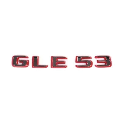 Шильдик GLE 53 Hybrid Mercedes-Benz GLE V167, темный хром — фото 1