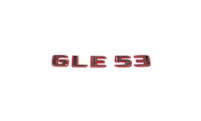 Шильдик GLE 53 Hybrid Mercedes-Benz GLE V167, темный хром — фото 1
