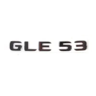 Шильдик GLE 53 Mercedes-Benz GLE V167, темный хром — фото 1
