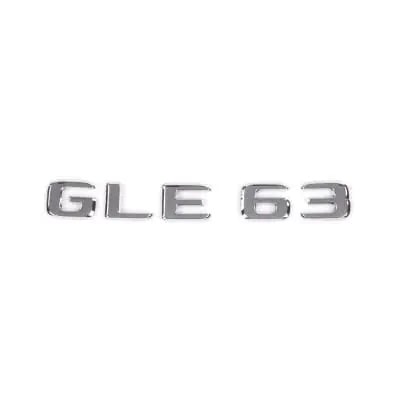 Шильдик GLE 63 Mercedes-Benz GLE V167, хромированный серебристый — фото 1