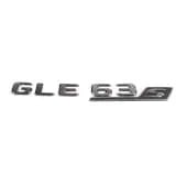 Шильдик GLE 63 S Mercedes-Benz GLE Coupe C167, темный хром — фото 3