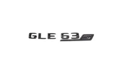 Шильдик GLE 63 S Mercedes-Benz GLE V167, темный хром — фото 1