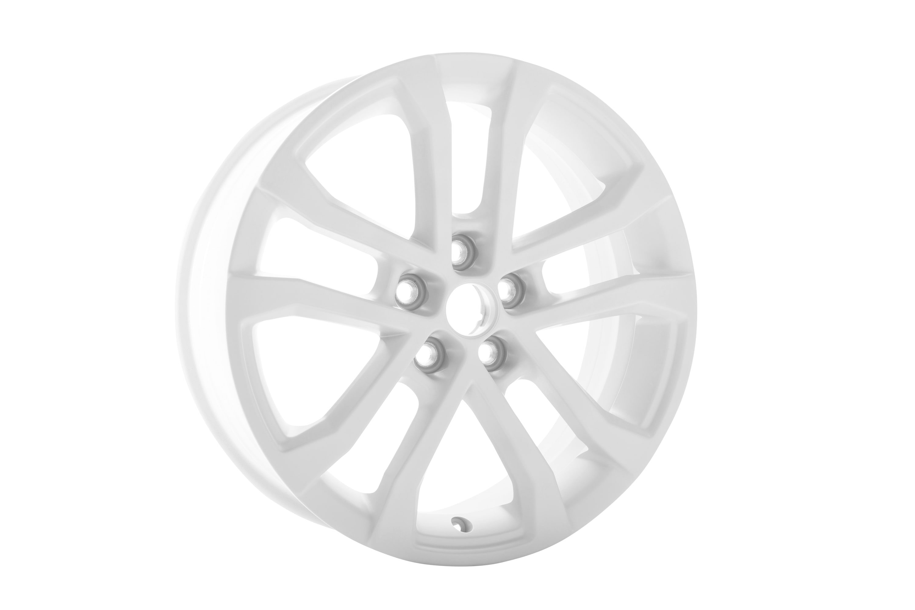 Колёсный диск 17×6,5 для Chevrolet Sonic T300, цвет белый, GM — фото 3
