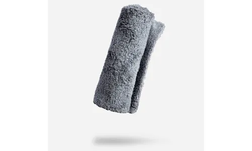 Мягкая салфетка из микрофибры без каймы, серая, GM — фото 1