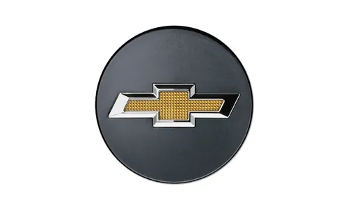 Центральный колпачок колеса Bowtie для Chevrolet Spark M400, цвет чёрный, GM — фото 2