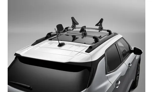 Комплект поперечин крыши для Chevrolet Trailblazer III, цвет чёрный, GM — фото 4