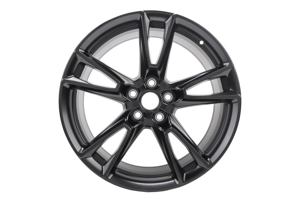 Задний колёсный диск 20×9,5 для Chevrolet Camaro VI SS, цвет чёрный с пониженным блеском, GM — фото 2
