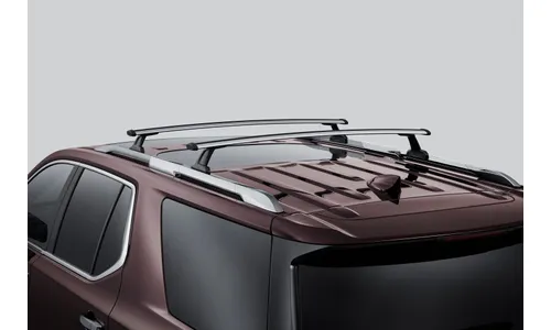 Комплект поперечин крыши для Chevrolet Traverse II, цвет серебристый, GM — фото 1