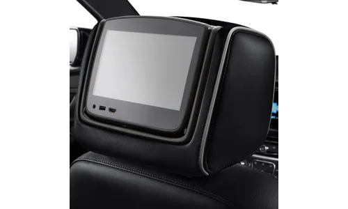 Задняя мультимедийная система, кожа для Chevrolet Traverse II, цвет чёрный Jet Black, GM — фото 1