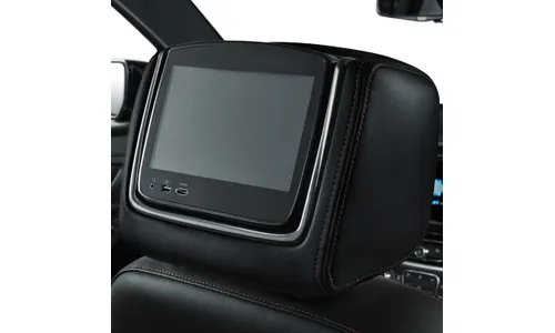 Задняя мультимедийная система с DVD, ткань для Chevrolet Traverse II, цвет чёрный Jet Black, GM — фото 1