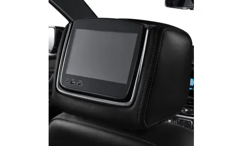 Задняя мультимедийная система с DVD, ткань, цвет чёрный Jet Black, GM — фото 1