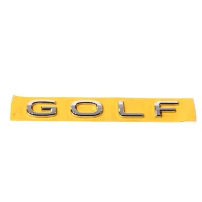 Шильдик GOLF Volkswagen Golf 8 VIII на крышку багажника, хромированный — фото 1