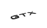Шильдик GTX Volkswagen ID.7 на крышку багажника, черный глянцевый — фото 2