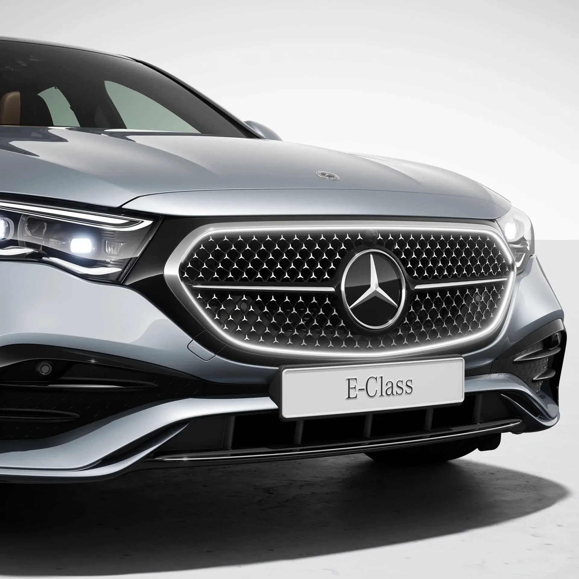 Решетка радиатора с подсветкой Mercedes-Benz E-Класс W214 седан с U60 без 272/896 — фото 3
