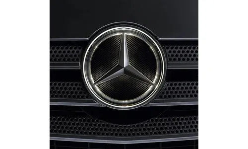 Комплект светодиодной эмблемы-звезды Mercedes-Benz Actros 4/5, Arocs и Antos для кабины 2,3 м — фото 1
