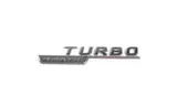 Комплект шильдиков Turbo 4Matic на крылья, темный хром, 2 шт. — фото 3