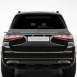 Шильдик Maybach Mercedes-Benz GLS X167 на крышку багажника, темный хром — фото 2