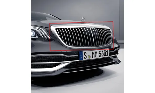 Решетка Maybach Mercedes-Benz S-Класс W222/V222 рестайлинг без Distronic — фото 1