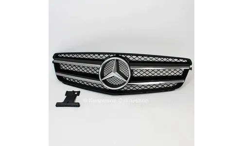 Черная глянцевая решетка Edition C Mercedes-Benz C-Класс C204/W204 — фото 1