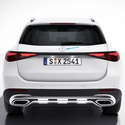 Хромированная эмблема-звезда Mercedes-Benz GLC X254 на крышку багажника — фото 1