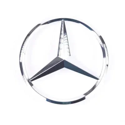 Эмблема-звезда Mercedes-Benz E W213 на крышку багажника, хромированная — фото 1