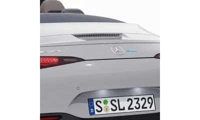 Эмблема-звезда Mercedes-Benz SL R232 на крышку багажника, хромированная — фото 1