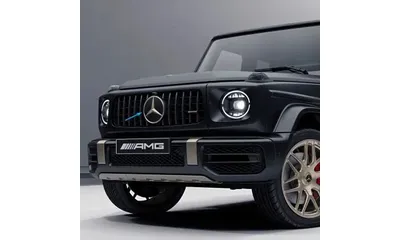 Эмблема-звезда Final Edition Mercedes-Benz G-Класс W463A на решетку радиатора, матовый Kalahari Gold Magno — фото 1