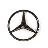 Эмблема-звезда Mercedes-Benz GLA H247 на крышку багажника, темный хром — фото 2