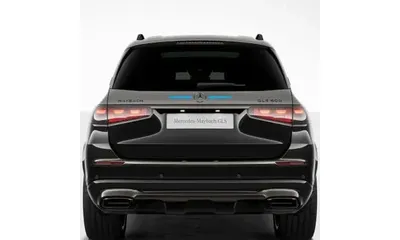 Эмблема-звезда Maybach Mercedes-Benz GLS X167 на крышку багажника, темный хром — фото 1