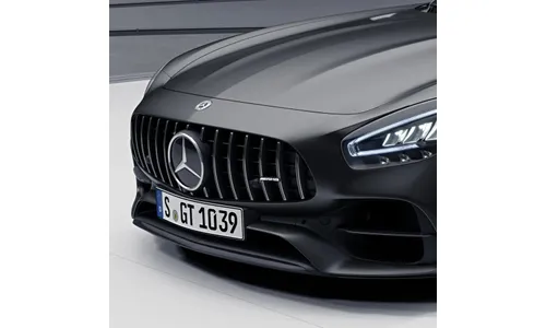 Решетка Panamericana Night Edition Mercedes-AMG GT C190/R190, темный хром — фото 3