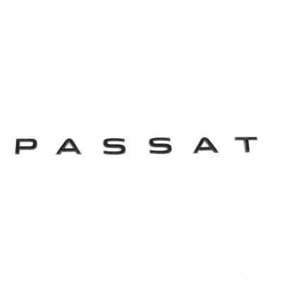Черный глянцевый шильдик Passat Volkswagen Passat B9 Variant, 274 мм — фото 1