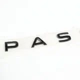 Черный глянцевый шильдик Passat Volkswagen Passat B9 Variant, 274 мм — фото 2