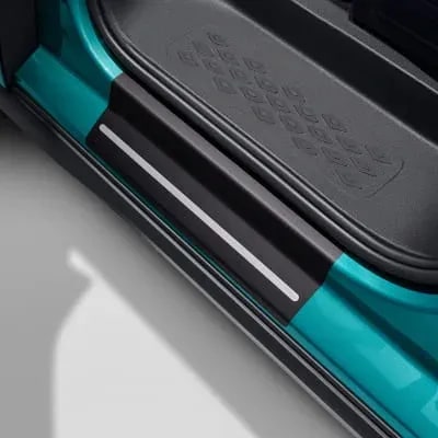 Защитная пленка порогов Volkswagen ID.Buzz, черно-серебристый — фото 1