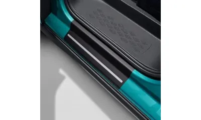 Защитная пленка порогов Volkswagen ID.Buzz, черно-серебристый — фото 1