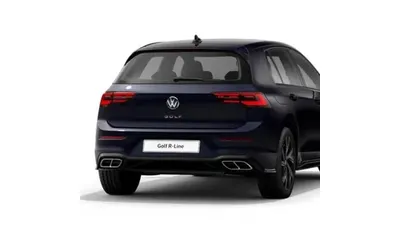 Задний диффузор R-Line с хромированными накладками для Volkswagen Golf 8 — фото 1