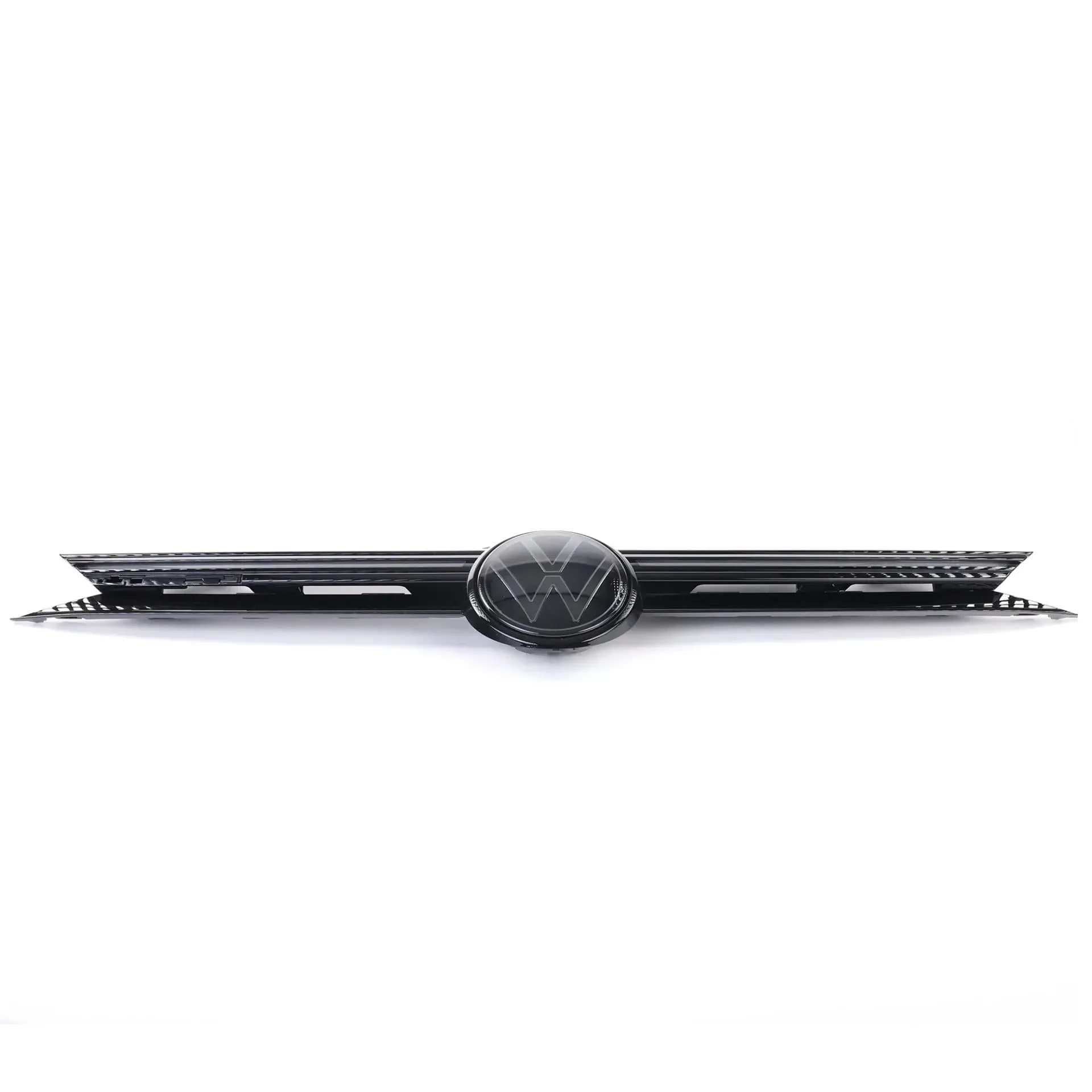 Черная решетка Black Edition с затемненной эмблемой VW с подсветкой Volkswagen Golf 8 R — фото 4