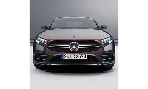Комплект решетки Twin-Blade CLS 53 AMG Mercedes-Benz CLS C257 без камеры 360° — фото 1