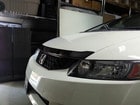 Дефлектор капота Aeroskin для Honda Civic (2006–2010), купе, тёмно-дымчатый Husky Liners — фото 3