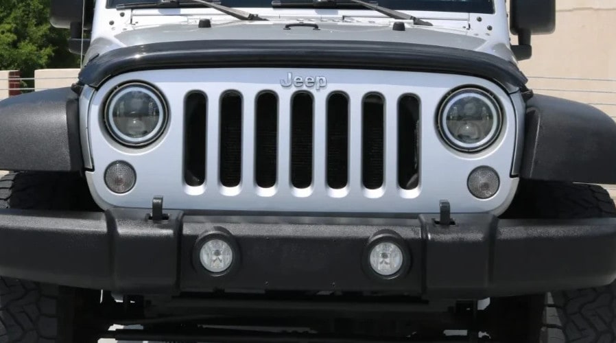 Дефлектор капота Hood Shield для Jeep Wrangler JK, высокий профиль, тёмно-дымчатый Husky Liners — фото 4