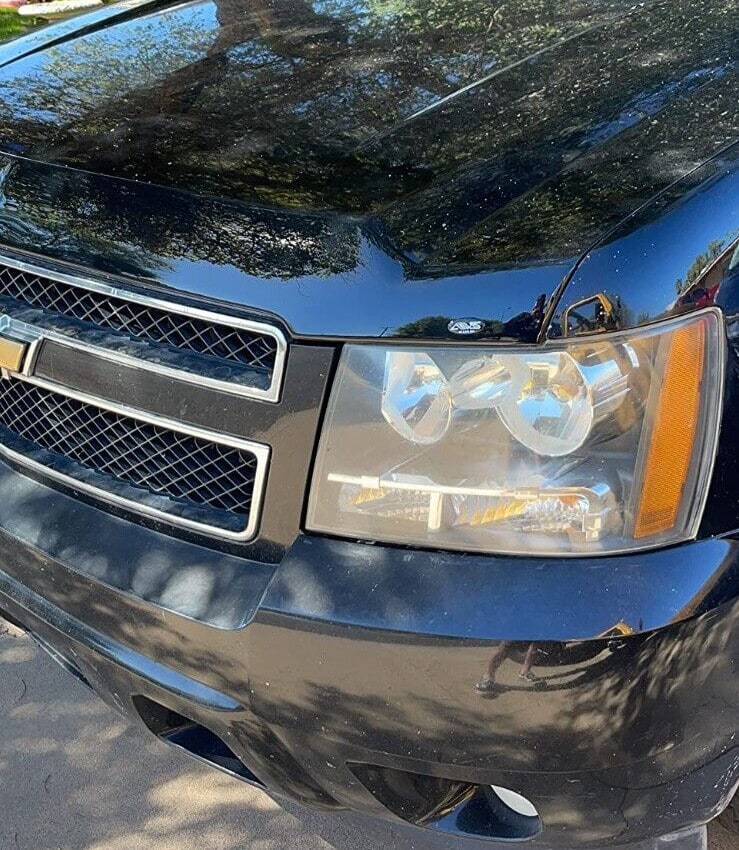 Дефлектор капота Aeroskin для Chevrolet Avalanche (2007–2013), Suburban (2007–2014), Tahoe, тёмно-дымчатый Husky Liners — фото 6