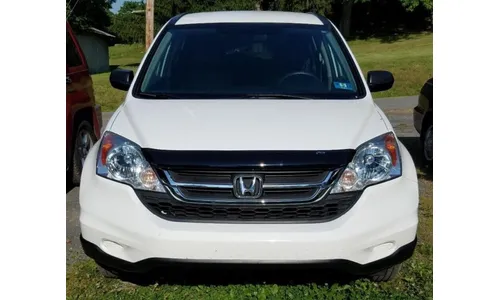 Дефлектор капота Hood Shield для Honda CR-V (2010–2011), высокий профиль, тёмно-дымчатый Husky Liners — фото 4