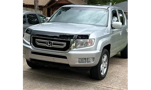 Дефлектор капота Aeroskin для Honda Ridgeline (2006–2014), тёмно-дымчатый Husky Liners — фото 2