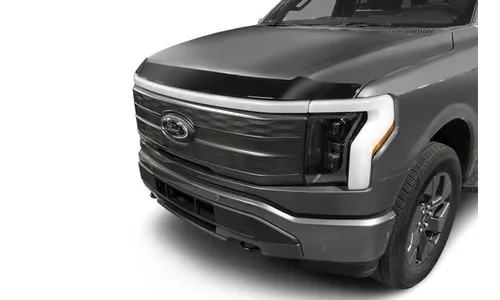 Дефлектор капота Aeroskin для Ford F-150 Lightning (2023–2026), тёмно-дымчатый Husky Liners — фото 1