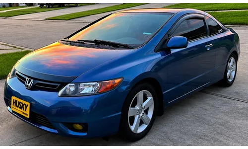 Дефлектор капота Aeroskin для Honda Civic (2006–2010), купе, тёмно-дымчатый Husky Liners — фото 2