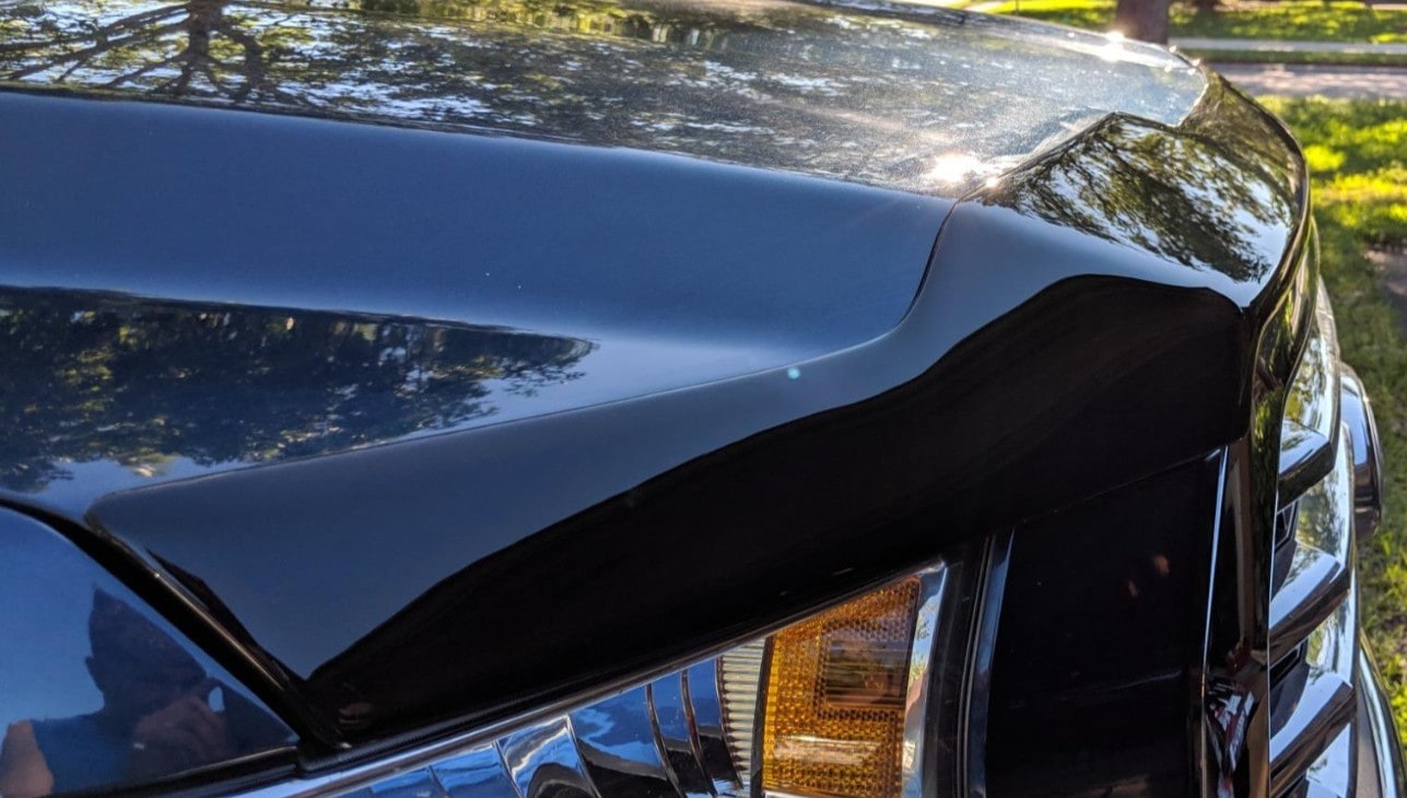 Дефлектор капота Aeroskin для Ford F-150 (2015–2020), тёмно-дымчатый Husky Liners — фото 3