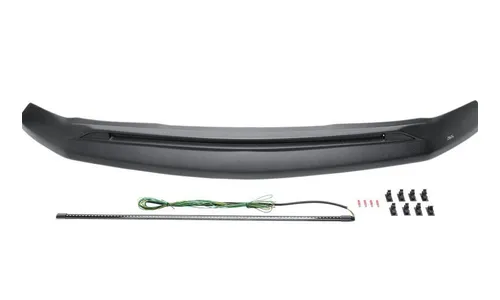 Дефлектор капота Aeroskin Lightshield PRO для Chevrolet Silverado 1500 (2019–2026), матовый чёрный Husky Liners — фото 5