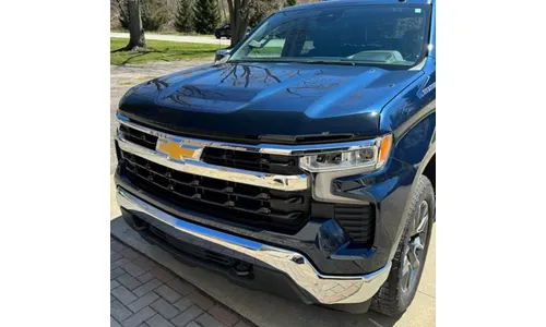Дефлектор капота Aeroskin для Chevrolet Silverado 1500 (2019–2026), тёмно-дымчатый Husky Liners — фото 3